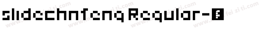 slidechnfeng Regular字体转换